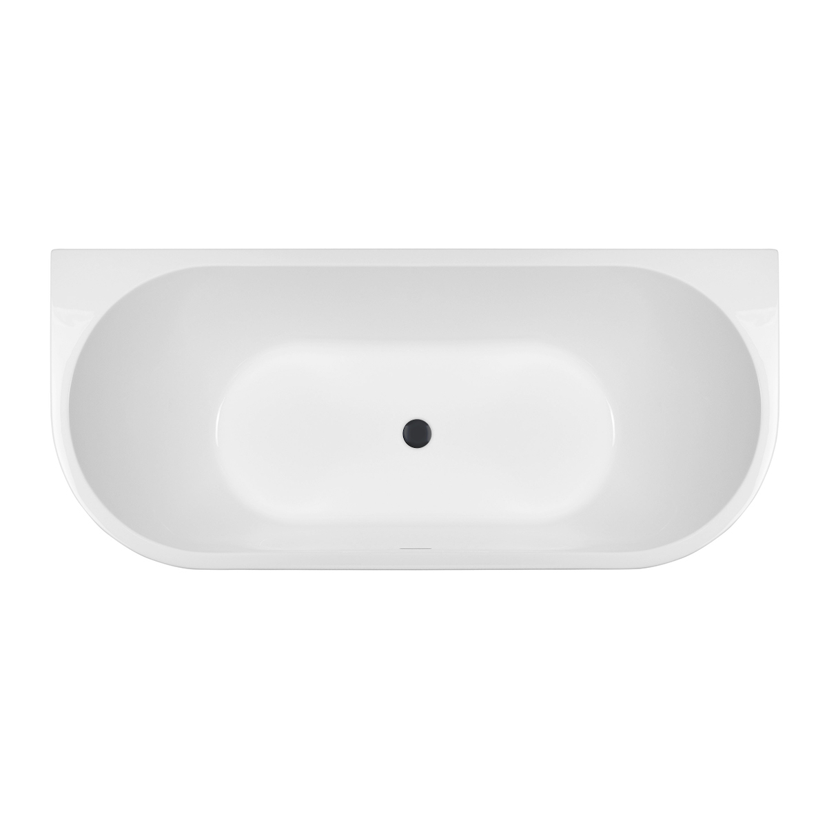 Conjunto bañera de pared Oltens Begna 12011000, embellecedor de tapón Oltens 09002300