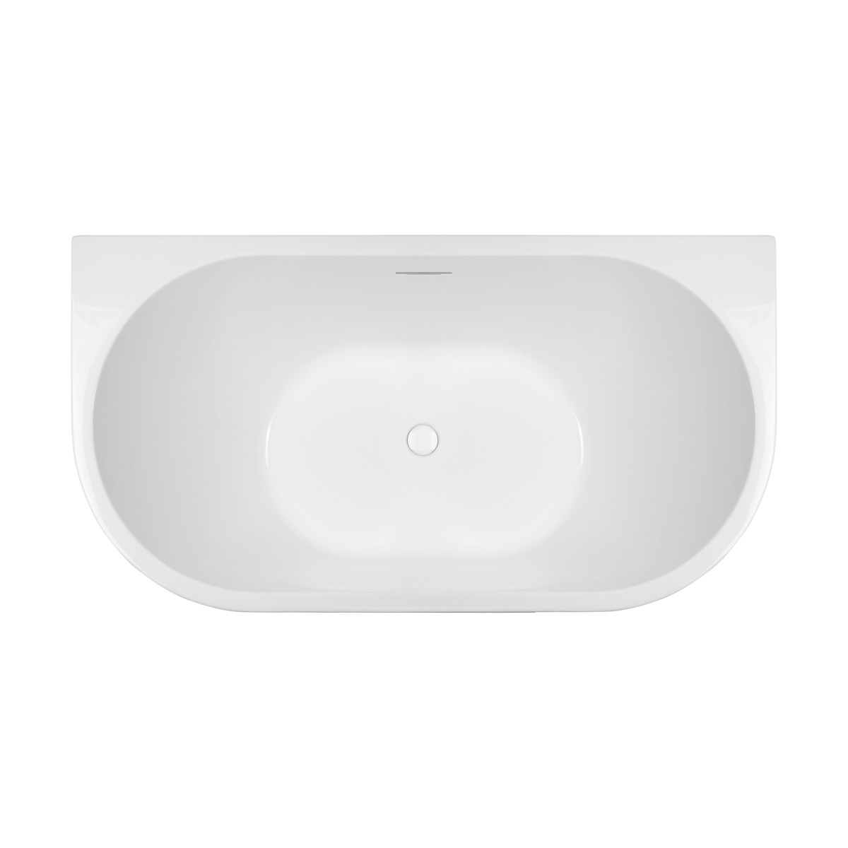 Conjunto bañera de pared Oltens Delva 12018000, embellecedor de tapón Oltens 09002000