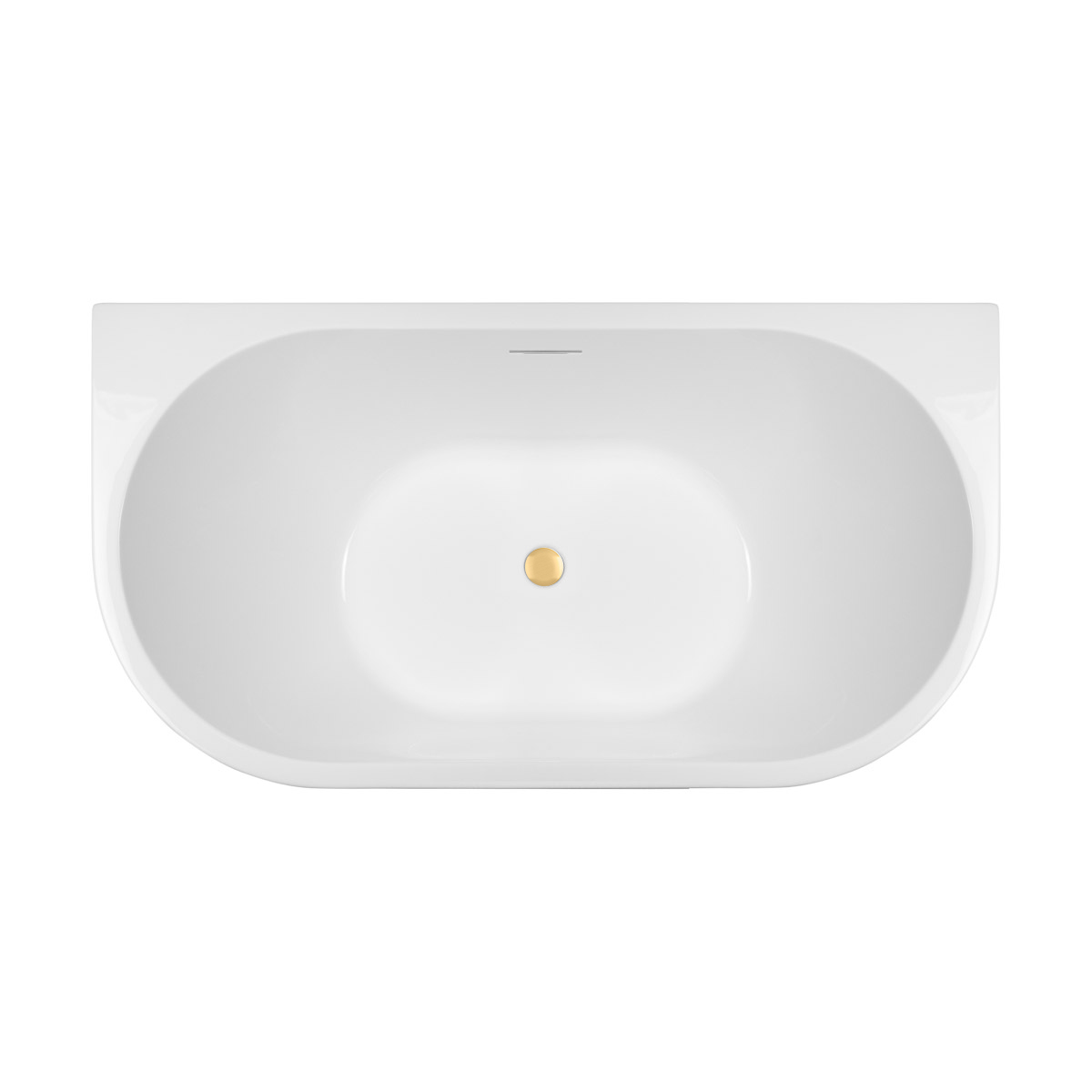 Conjunto bañera de pared Oltens Delva 12018000, embellecedor de tapón Oltens 09002810