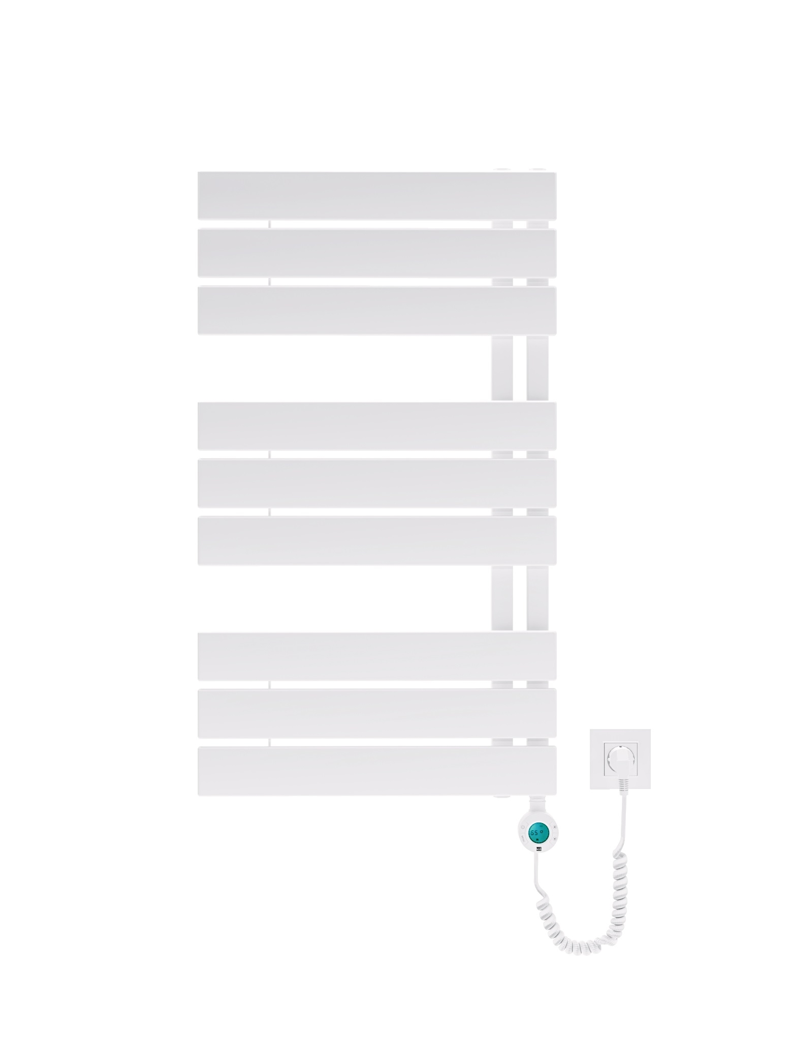 Luxrad Nobile Elektro radiador eléctrico 87x50 cm blanco NOB8705009003ERG