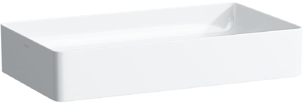 Laufen Living Square lavabo 60x34 cm rectangular sobre encimera blanco mate H8114347571121