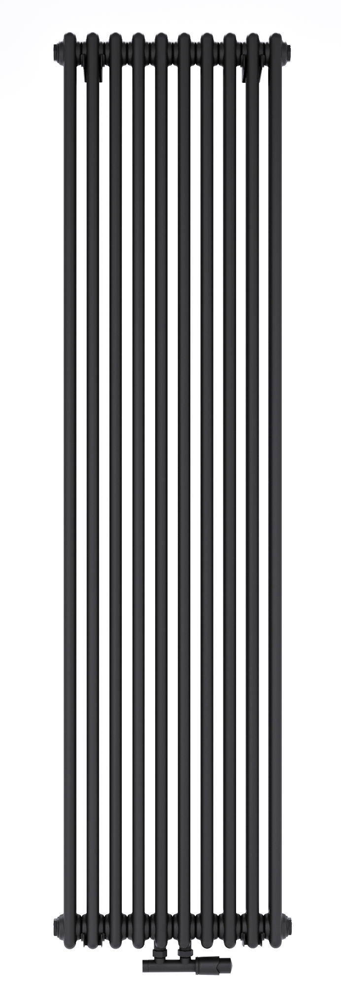 Luxrad Columnus 3 radiador decorativo 180x47 cm podłączenie inferior negro COL31800470S040ZDC