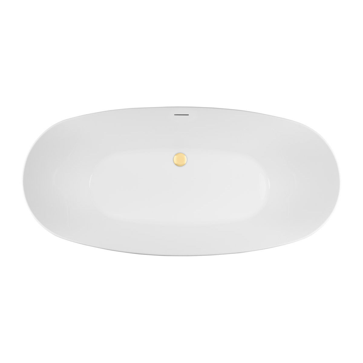 Conjunto bañera exenta Oltens Ebba 12012000, embellecedor de tapón Oltens 09002800