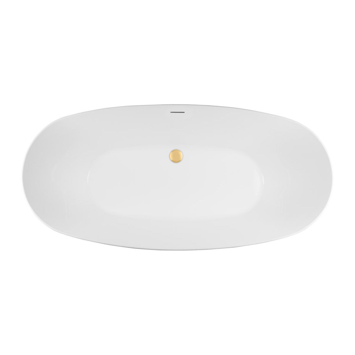 Conjunto bañera exenta Oltens Ebba 12012000, embellecedor de tapón Oltens 09002810