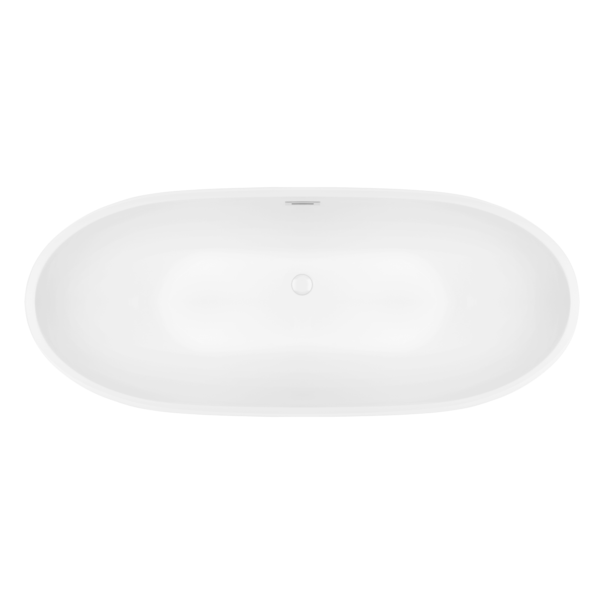 Conjunto bañera exenta Oltens Folda 12010000, embellecedor de tapón Oltens 09002000