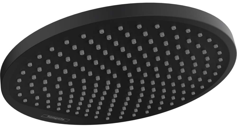 Hansgrohe Crometta ducha con efecto lluvia 24x24 cm circular negro 26723670