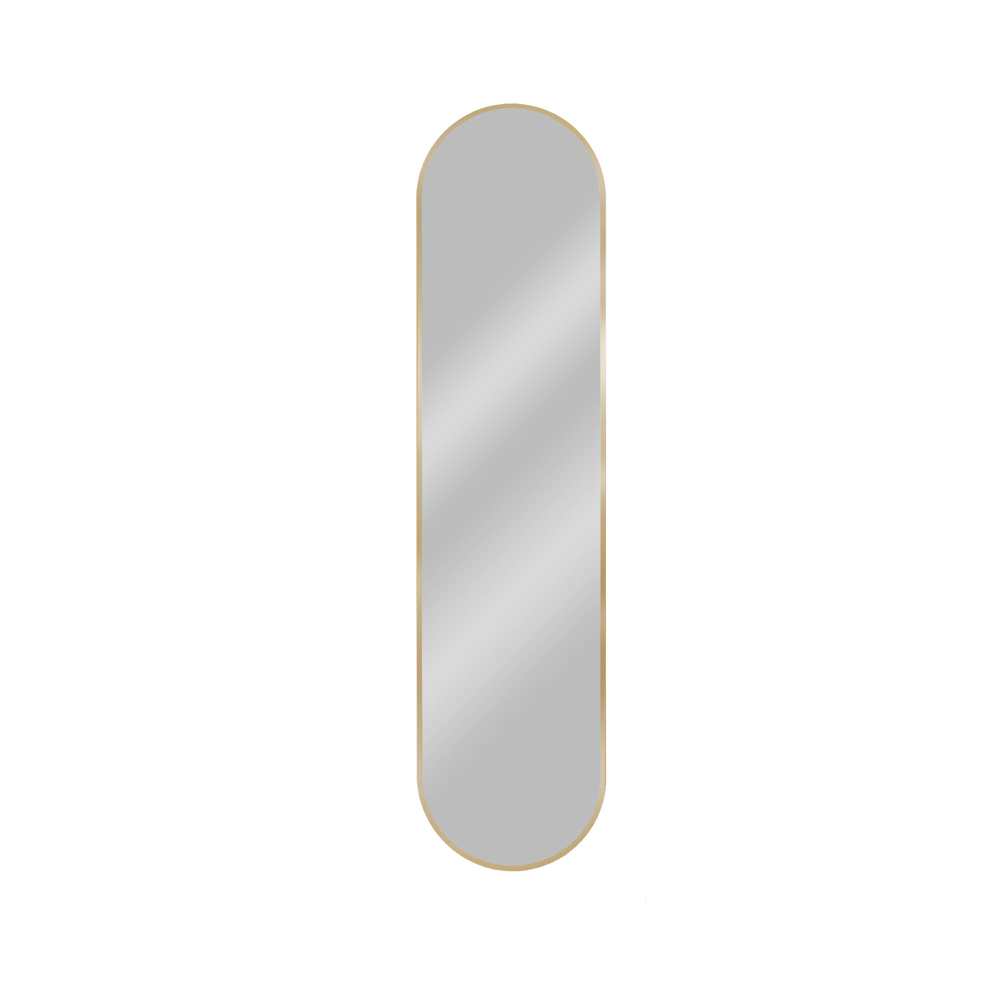 Baltica Design Tiny Border Pastille espejo 40x80 cm oval dorado 5904107924489