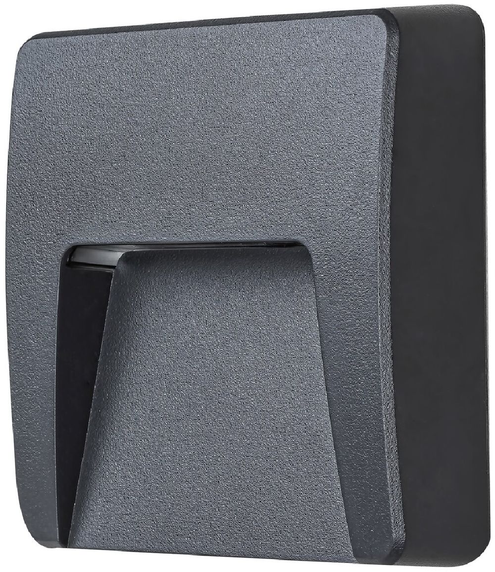 Rabalux Trento aplique bajo exterior 1x3 W antracita 8894