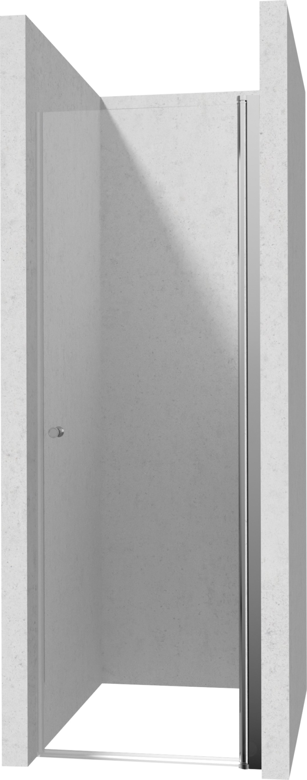 Deante Kerria Plus puerta de ducha 60 cm oscilante cromo brillante/vidrio transparente KTSW046P