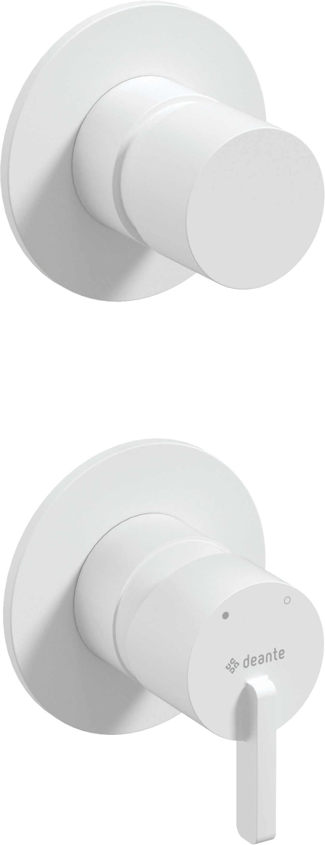 Deante Silia grifo de bañera y ducha empotrado blanco BQS_A44P