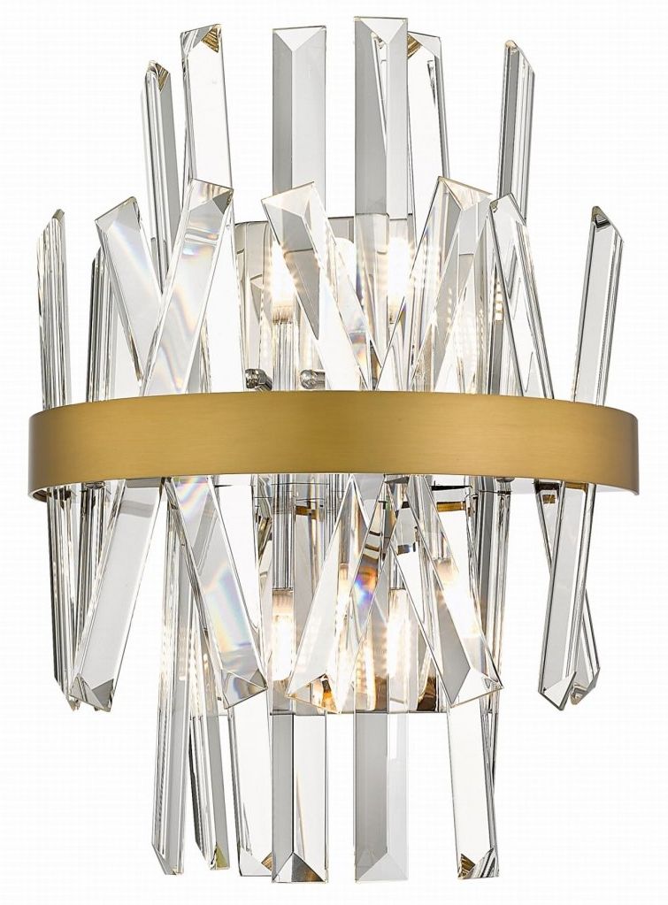 Zuma Line Constantinople lámpara de pared 1x28 W oro-cristal W0567-02D-B57G