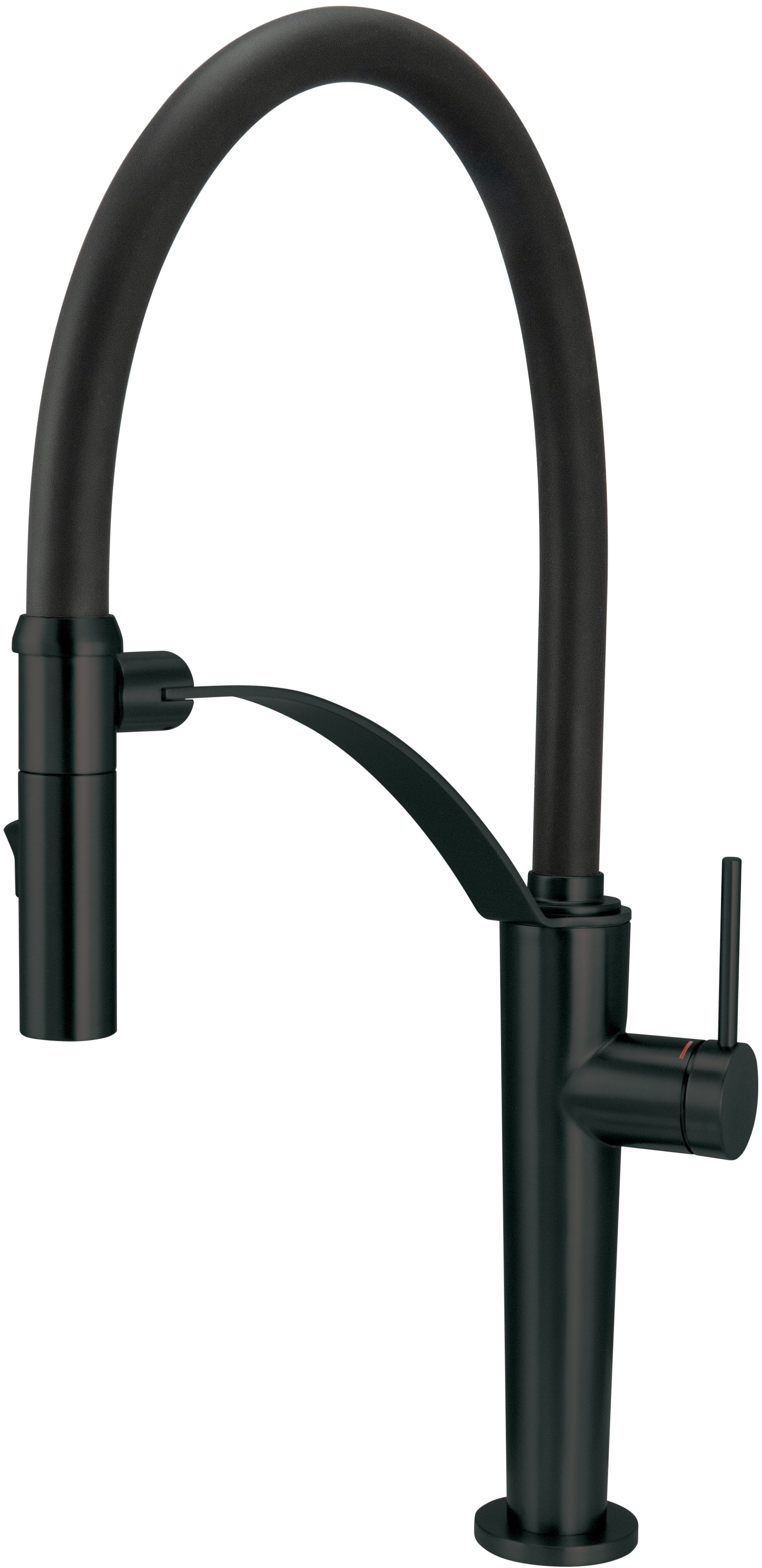 Deante Corda grifo de cocina de pie negro BRC_N72M