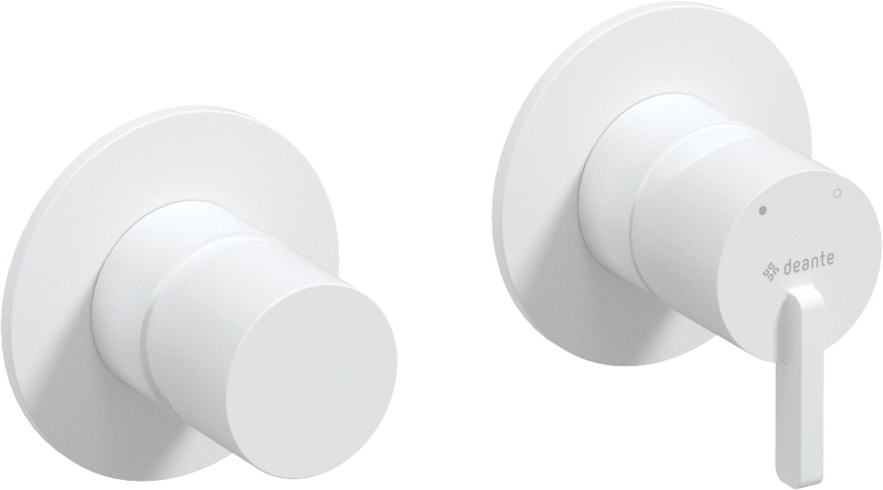 Deante Silia grifo de bañera y ducha empotrado blanco BQS_A46P