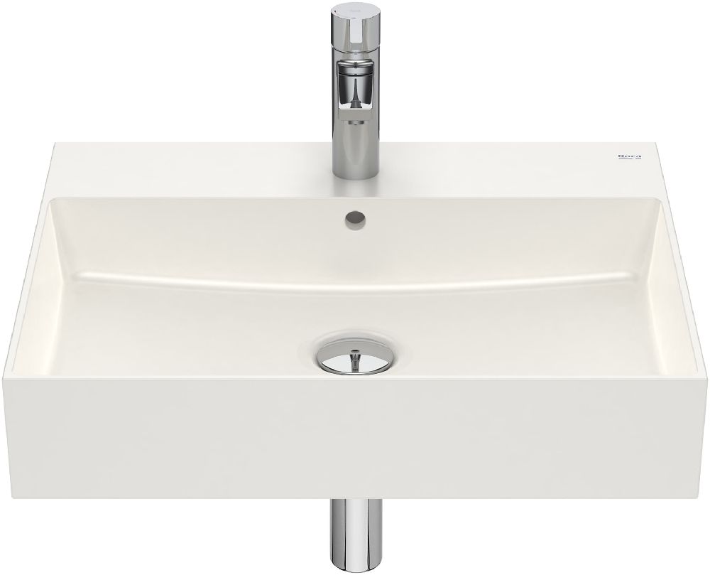 Roca Inspira lavabo 60x49 cm rectangular clásico marrón/beige A32752C650