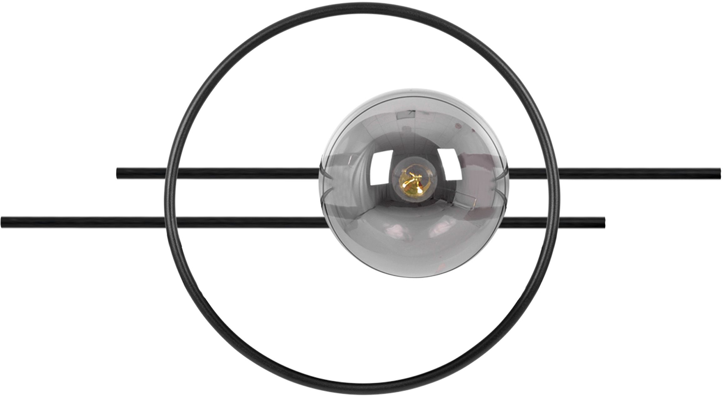 Kaja Astra lámpara de pared 1x40 W negro-grafito K-5340