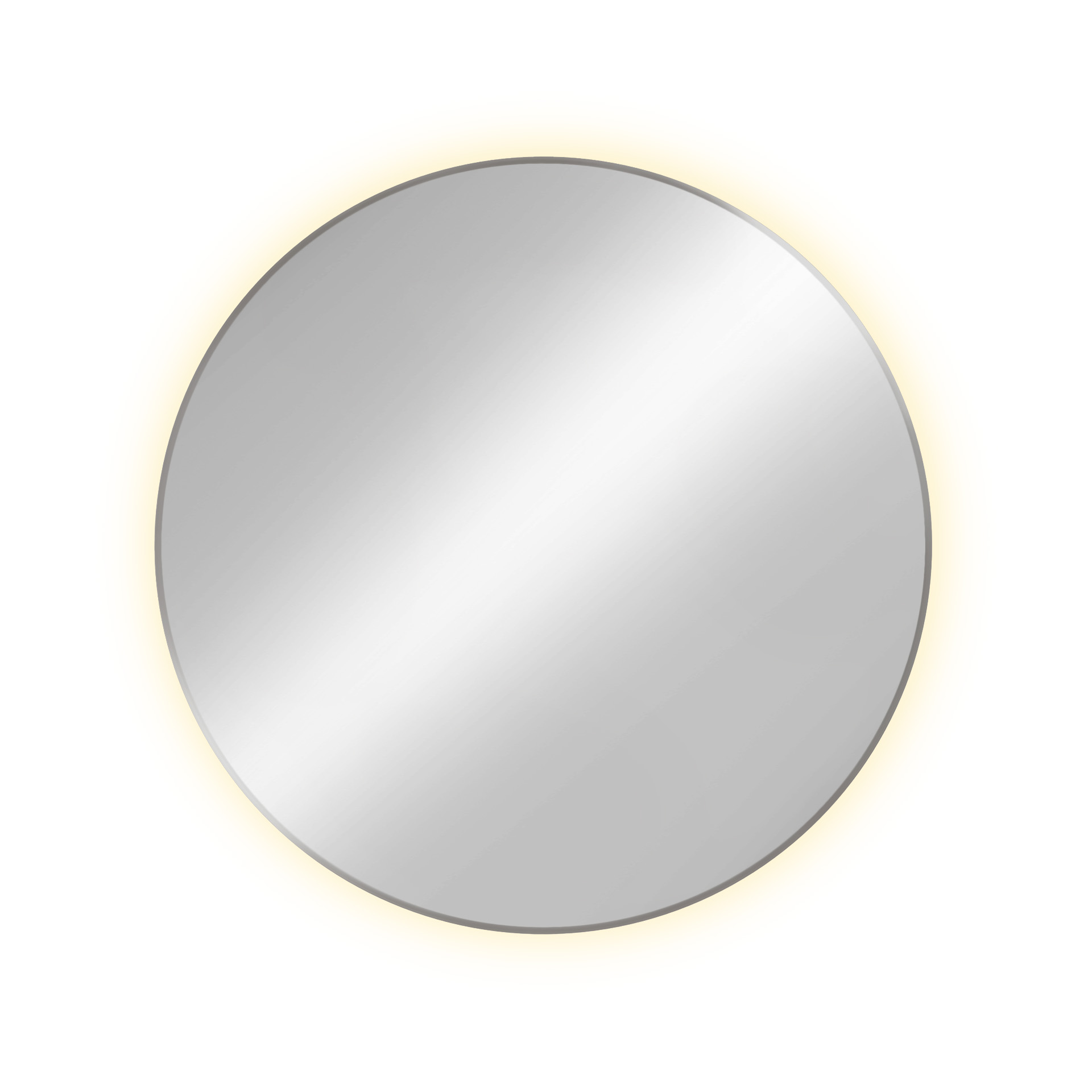 Baltica Design Tiny Border Bright espejo 100x100 cm circular con iluminación plata 5904107911052