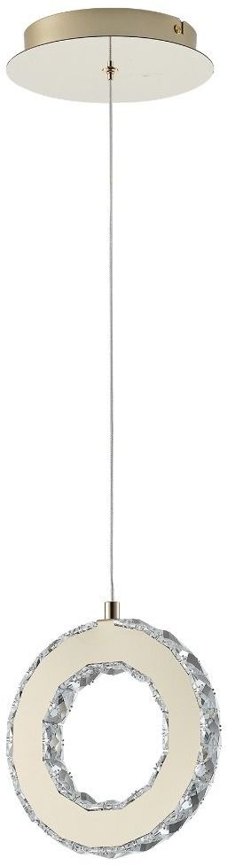 Zuma Line Girona lámpara colgante 1x10 W transparente-oro MD3713-1-3GT