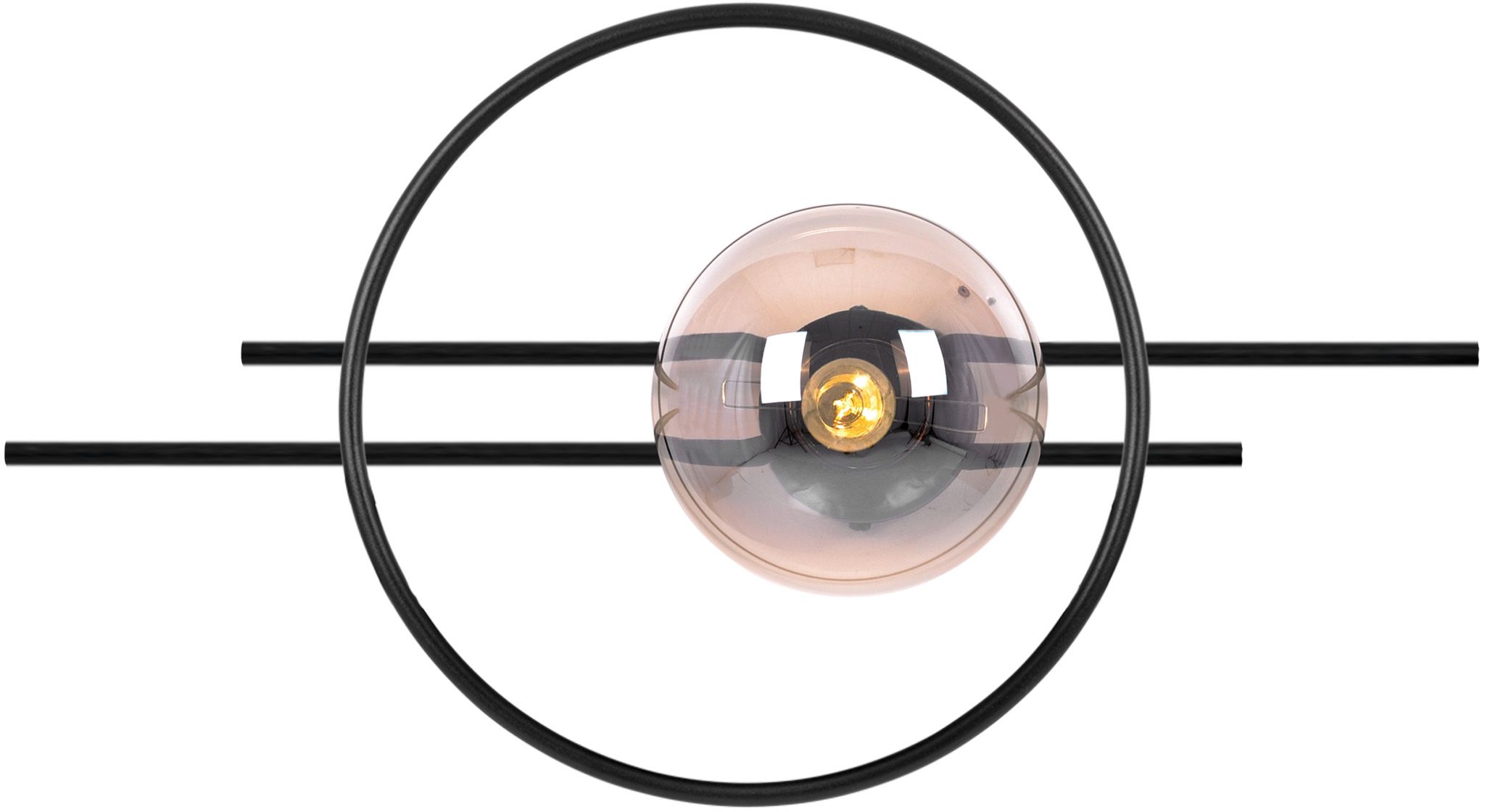 Kaja Corsa lámpara de pared 1x40 W negro-ámbar K-5345