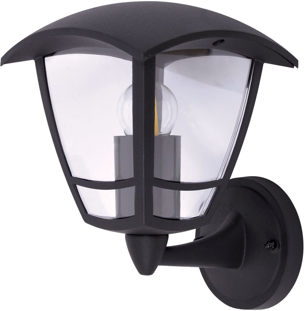 Kaja Napoli lámpara de pared para exteriores 1x40 W negro K-8200