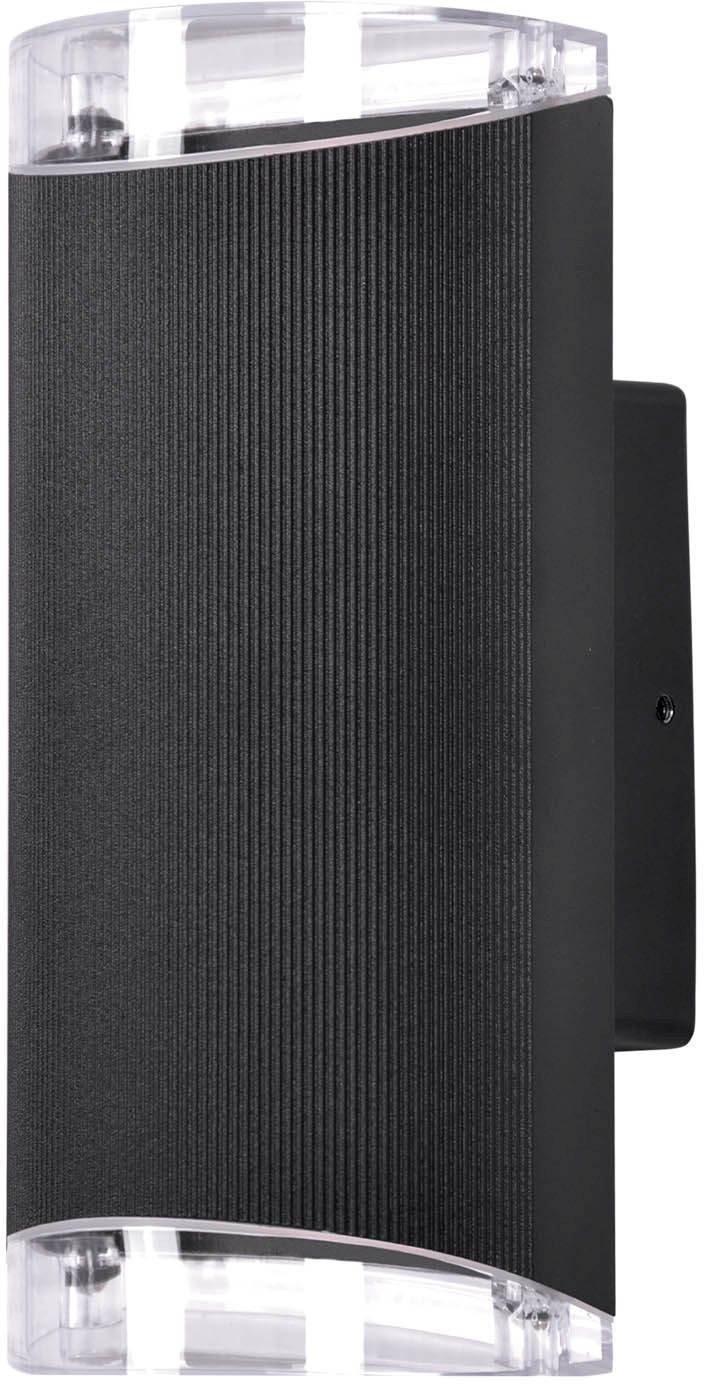 Kaja Prima lámpara de pared para exteriores 2x28 W negro K-8204