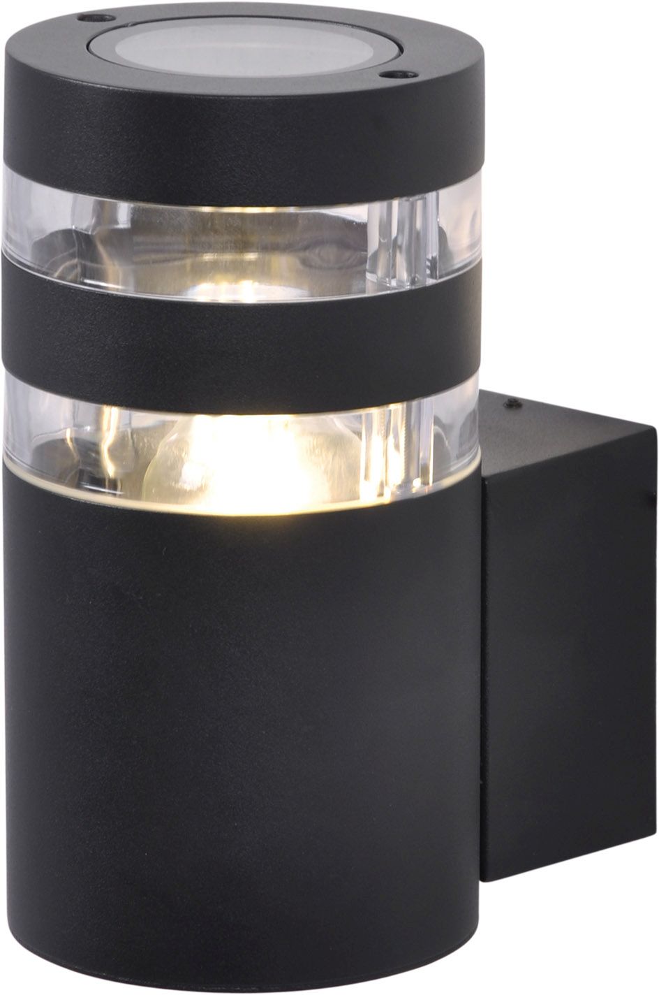 Kaja Solin lámpara de pared para exteriores 1x40 W negro K-8205