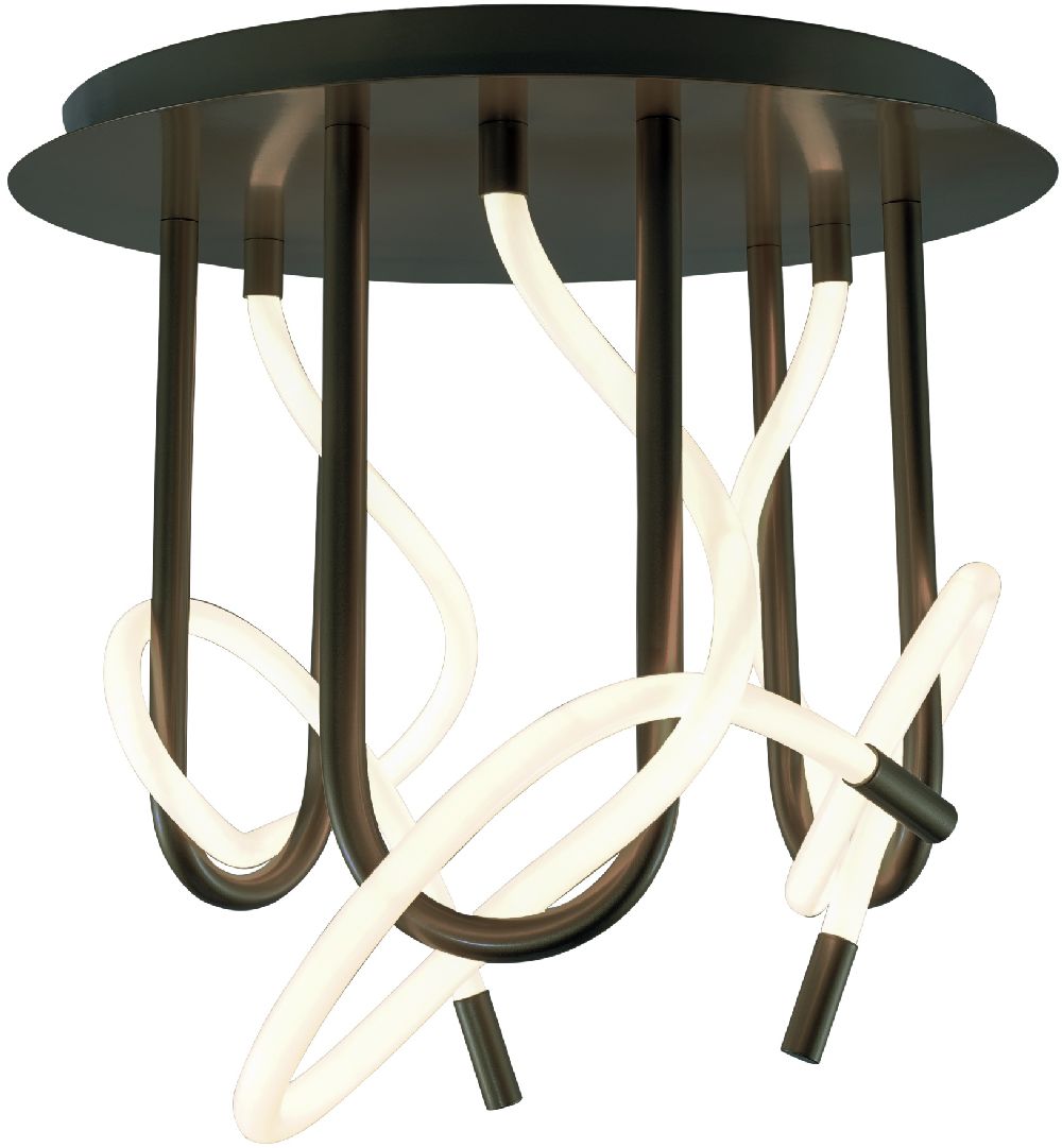 Zuma Line Balbo lámpara de techo 1x45 W negro 2023573-BK