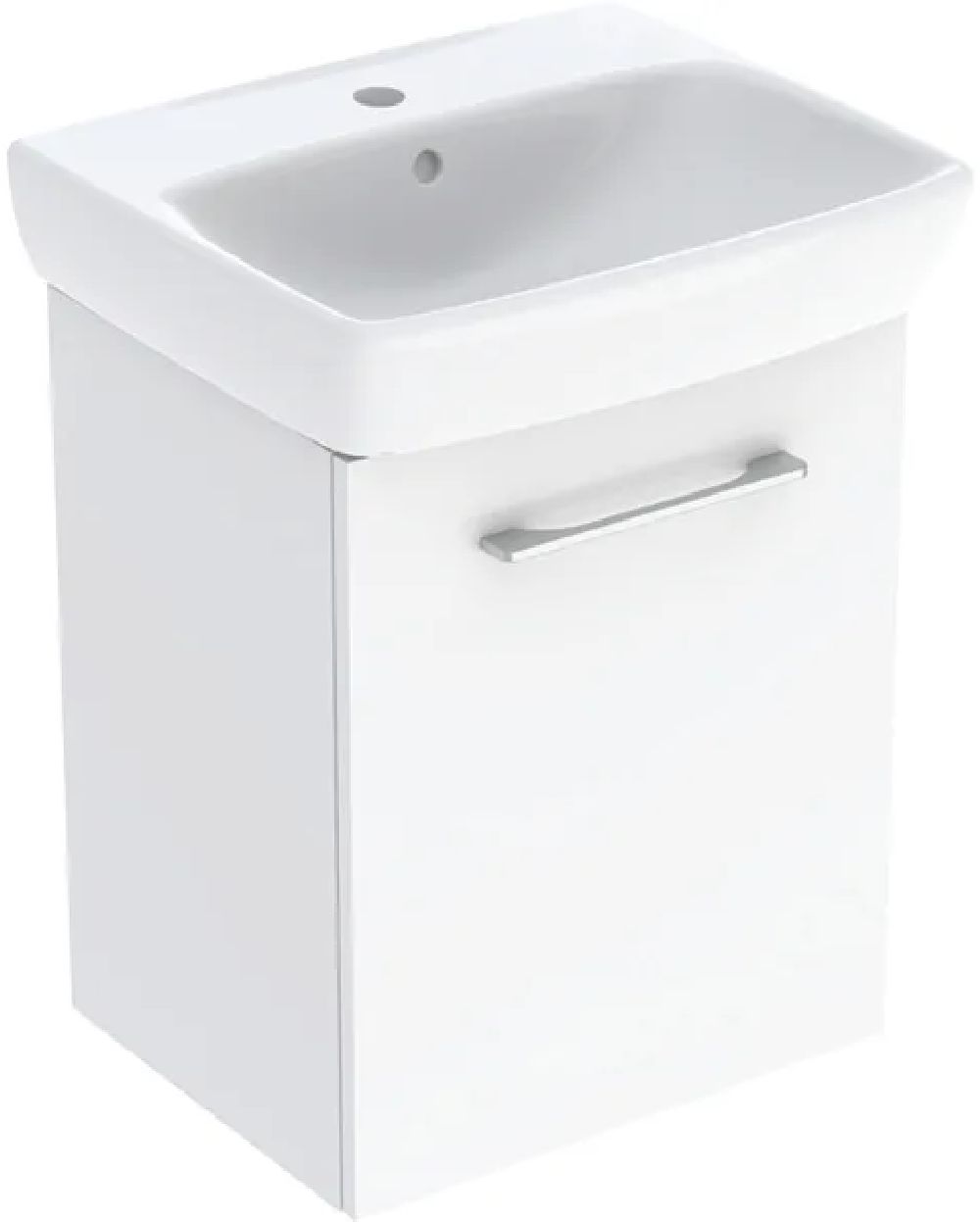 Geberit Selnova Square lavabo con mueble 50 cm blanco 502.750.00.1