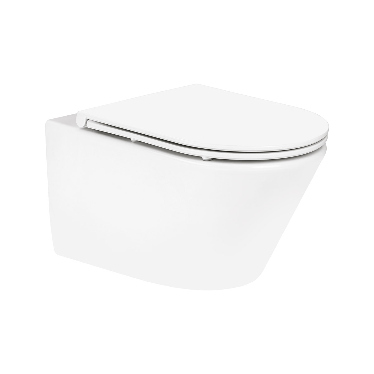 Conjunto taza de inodoro Oltens Jog 42501000, tapa de inodoro Oltens Jog 45116000