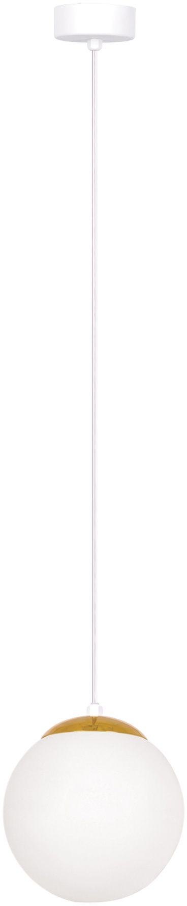 Kaja Elmo lámpara colgante 1x40 W blanco-oro K-5311