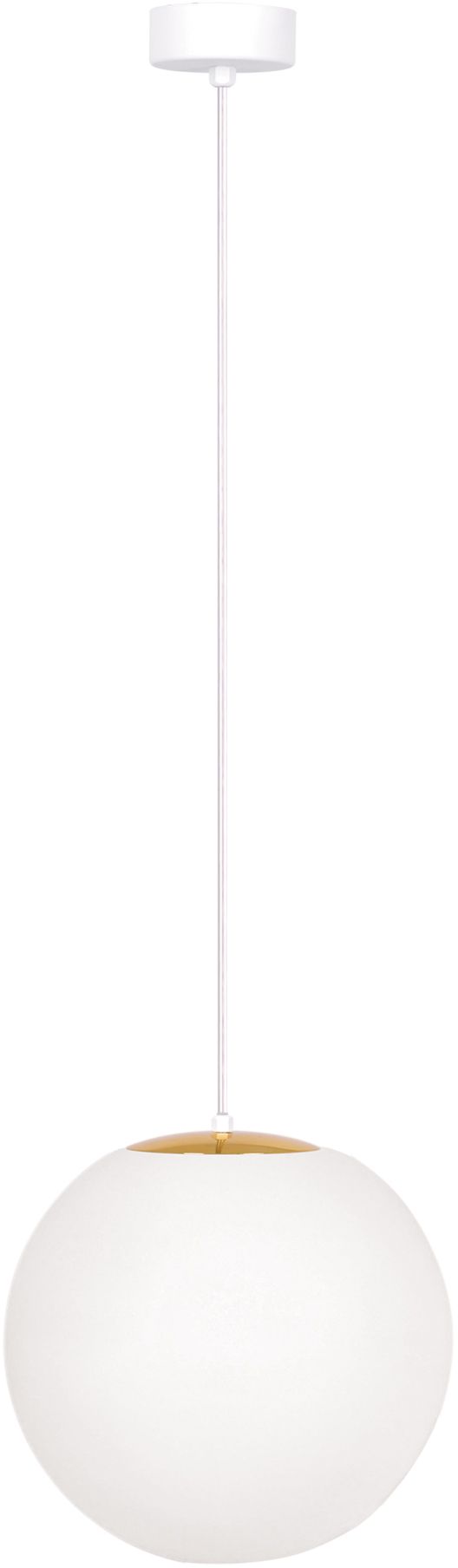 Kaja Elmo lámpara colgante 1x40 W blanco-oro K-5312