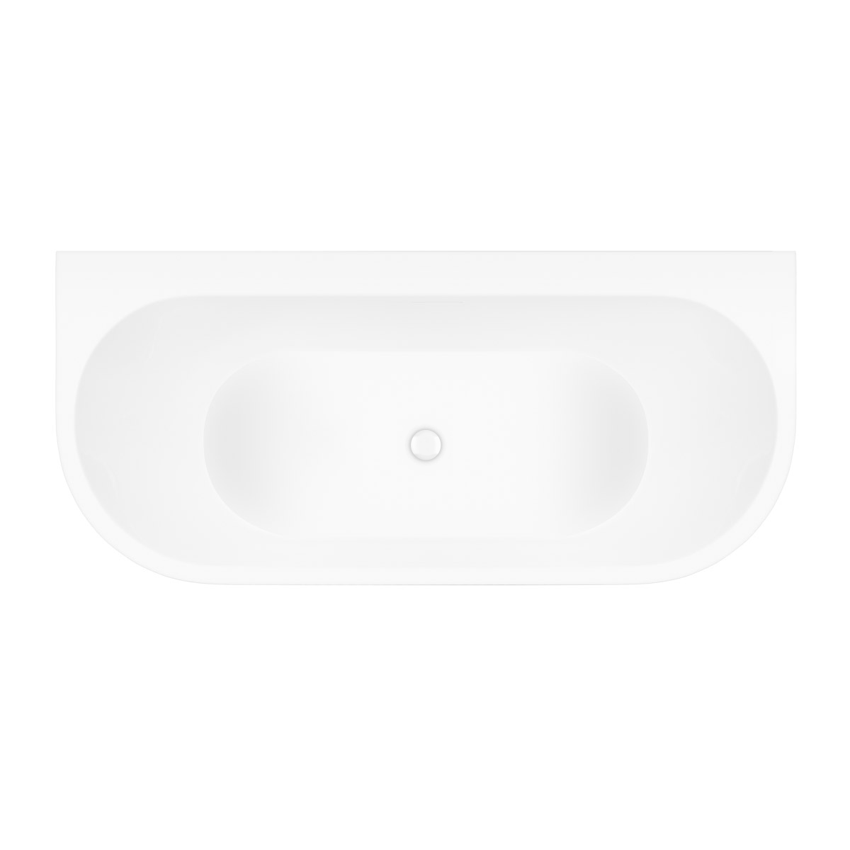 Conjunto bañera de pared Oltens Hulda 12021000, embellecedor de tapón Oltens 09002000