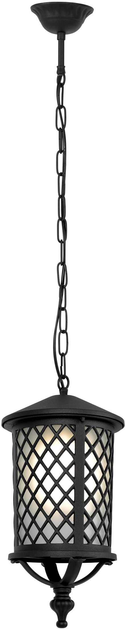 Kaja Chicago lámpara colgante 1x60 W negro K-8216