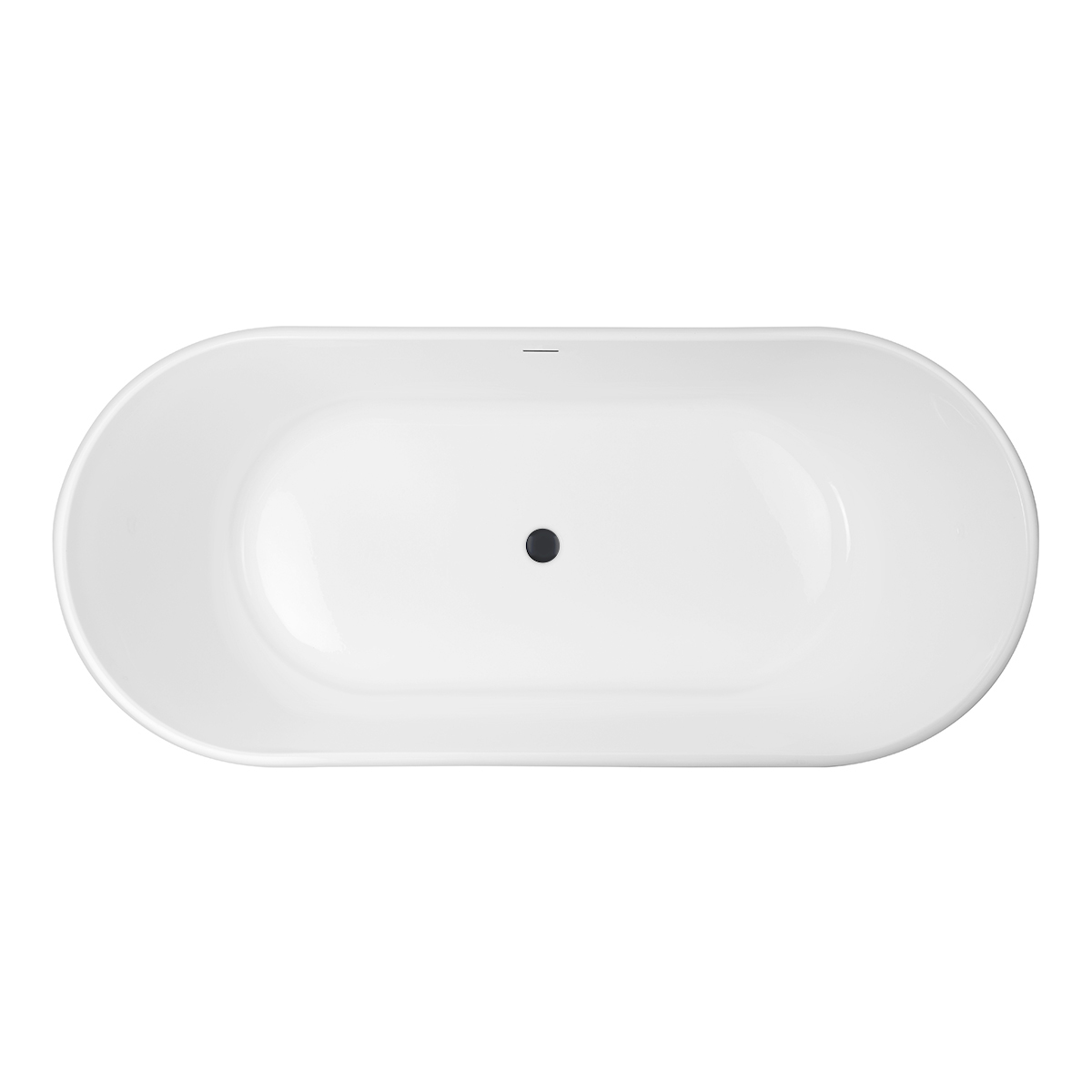 Conjunto bañera exenta Oltens Inga 12007000, embellecedor de tapón Oltens 09002300