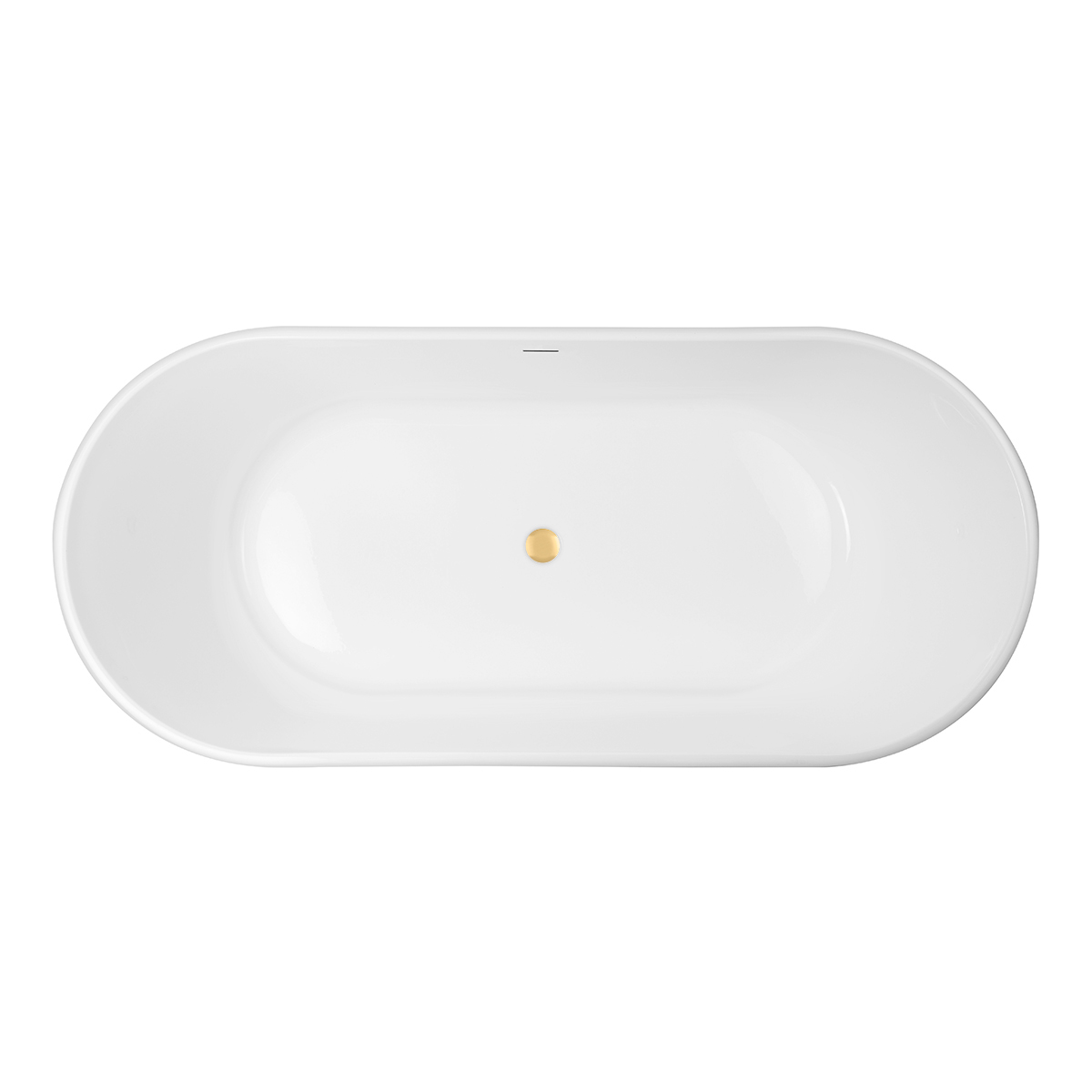 Conjunto bañera exenta Oltens Inga 12007000, embellecedor de tapón Oltens 09002810