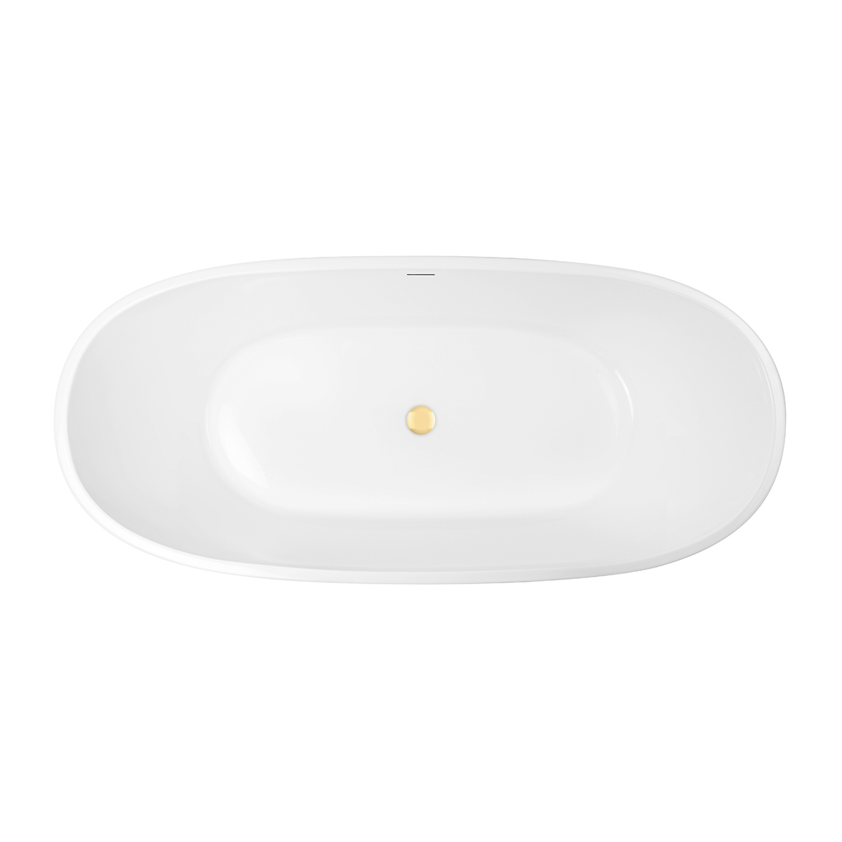 Conjunto bañera exenta Oltens Stora 12001000, embellecedor de tapón Oltens 09002800