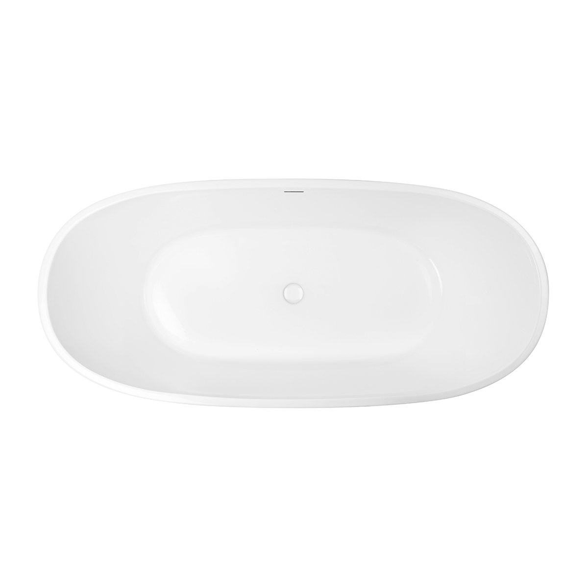 Conjunto bañera exenta Oltens Stora 12008000, embellecedor de tapón Oltens 09002000