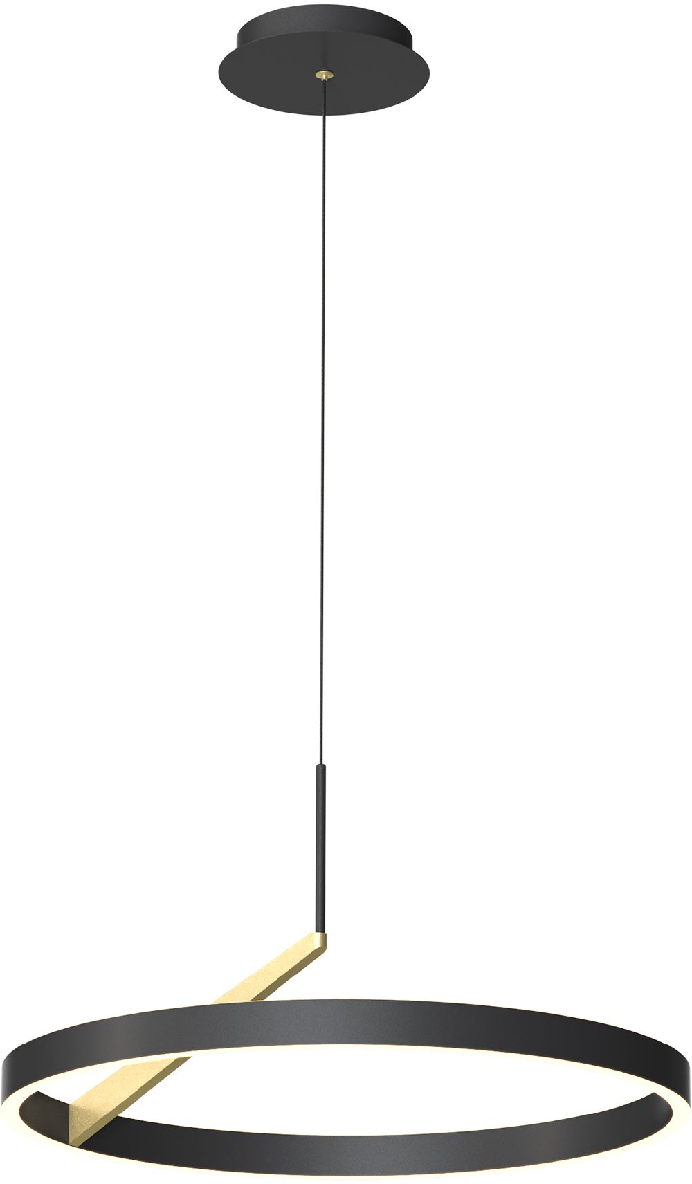 Zuma Line Malu lámpara colgante 1x37 W negro MD3689-1M-3BGT