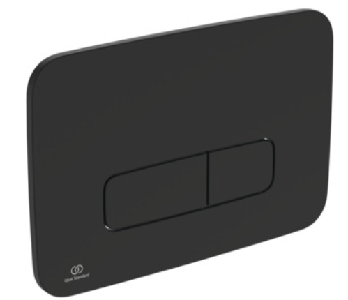 Ideal Standard Oleas botón de descarga para WC negro R0123A6