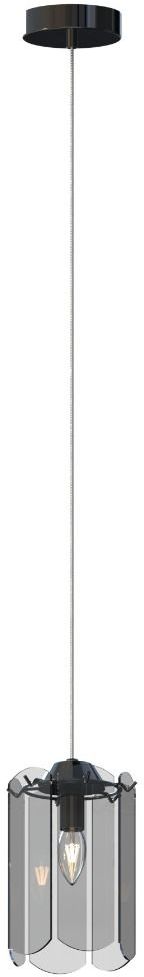 Zuma Line Nira lámpara colgante 1x40 W negro-humado MD3523-1-EBCN