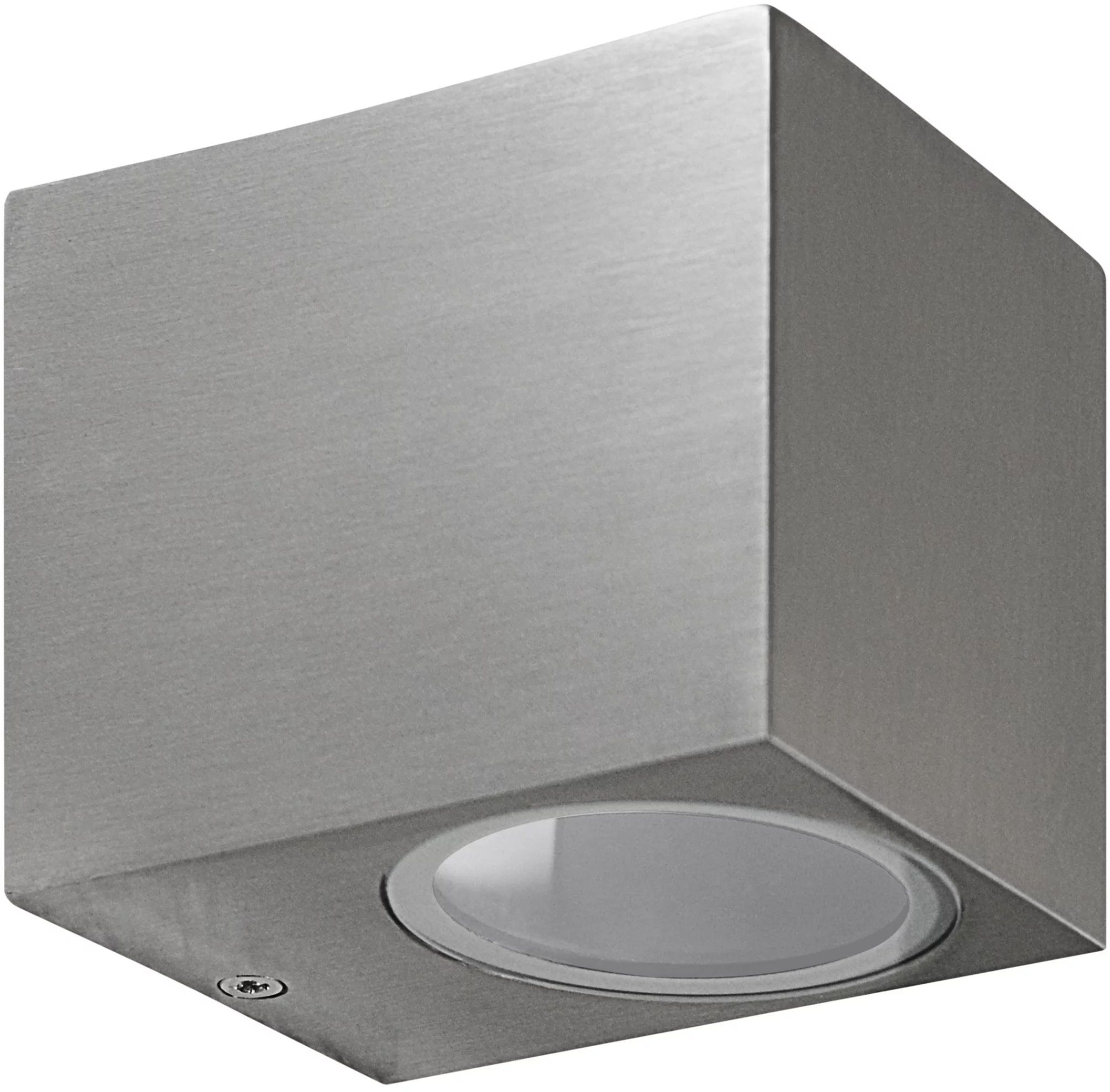 Goldlux Boston lámpara de pared para exteriores 1x10 W plata 304568