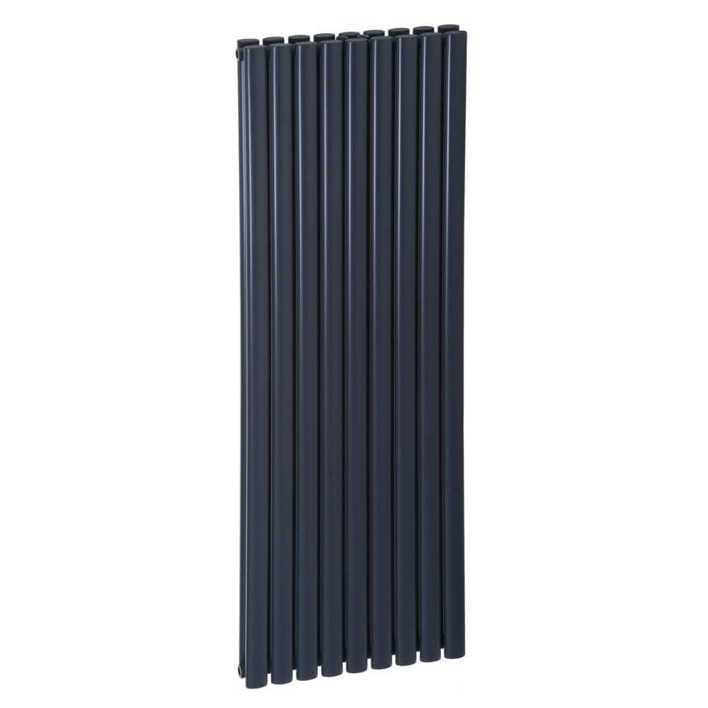 Luxrad Ring Podwójny radiador decorativo 190x64.2 cm podłączenie inferior negro RINP1900642S040ZDC