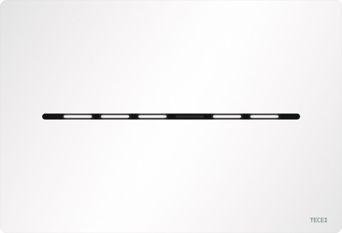 Tece Solid botón de descarga para WC blanco 9240453