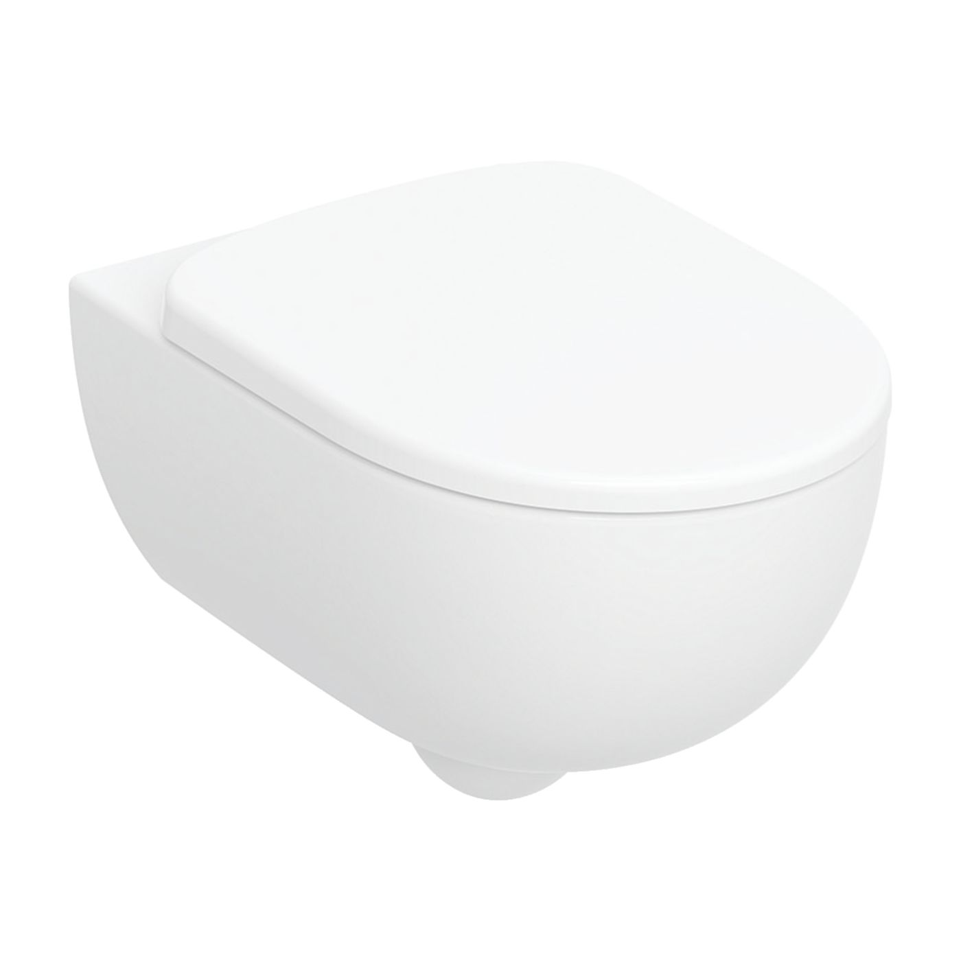 Geberit Selnova Premium taza de inodoro con asiento de cierre suave suspendido sin reborde blanco brillante 502.793.00.1