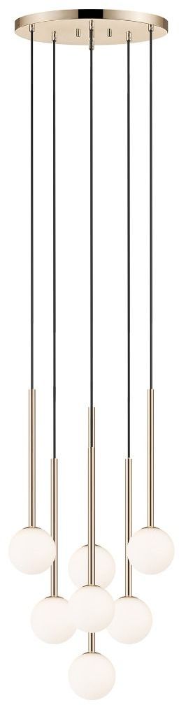 Zuma Line Arcturus lámpara colgante x4 W blanco-oro P0574-07F-F7AA