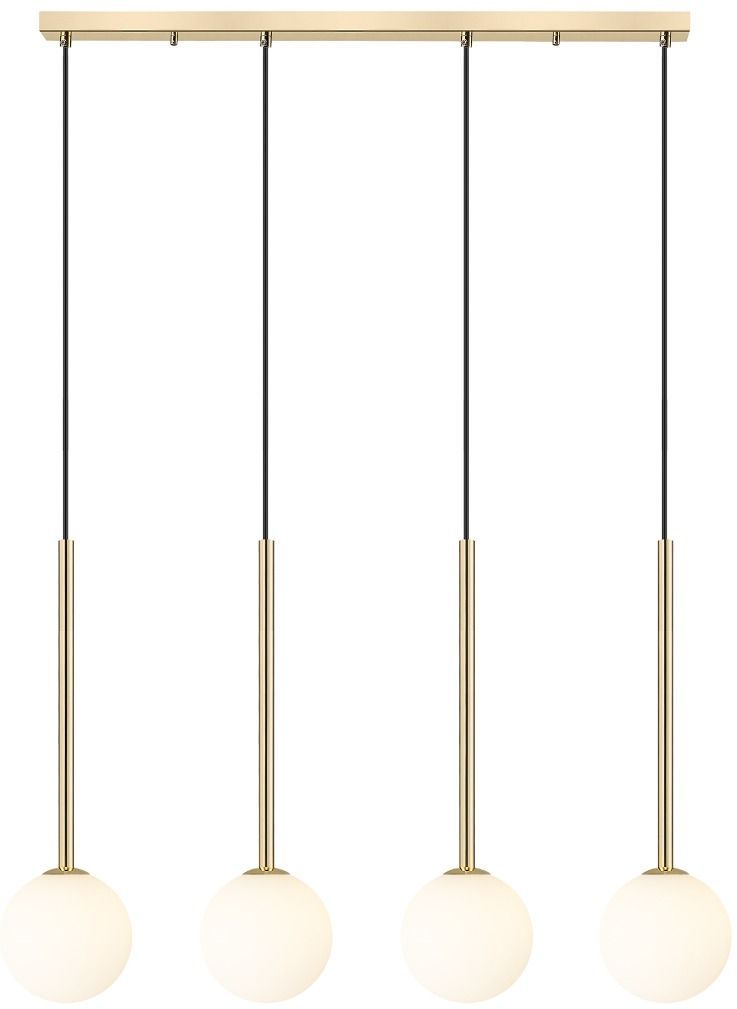 Zuma Line Arcturus lámpara colgante 4x4 W blanco-oro P0574-04D-F7AA