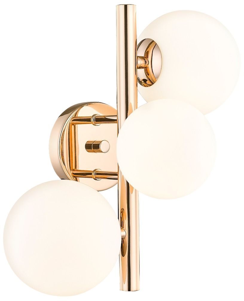 Zuma Line Molecule lámpara de pared 3x28 W oro-ópalo W0454-03U-F7AA