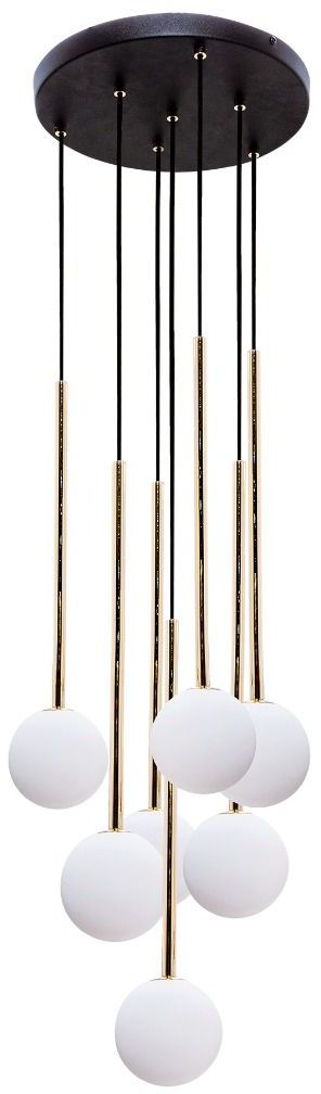 Zuma Line Ali lámpara colgante x40 W blanco-negro-oro 5642