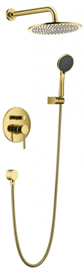Blue Water Denver conjunto de ducha empotrado oro DEN-ZKP.150
