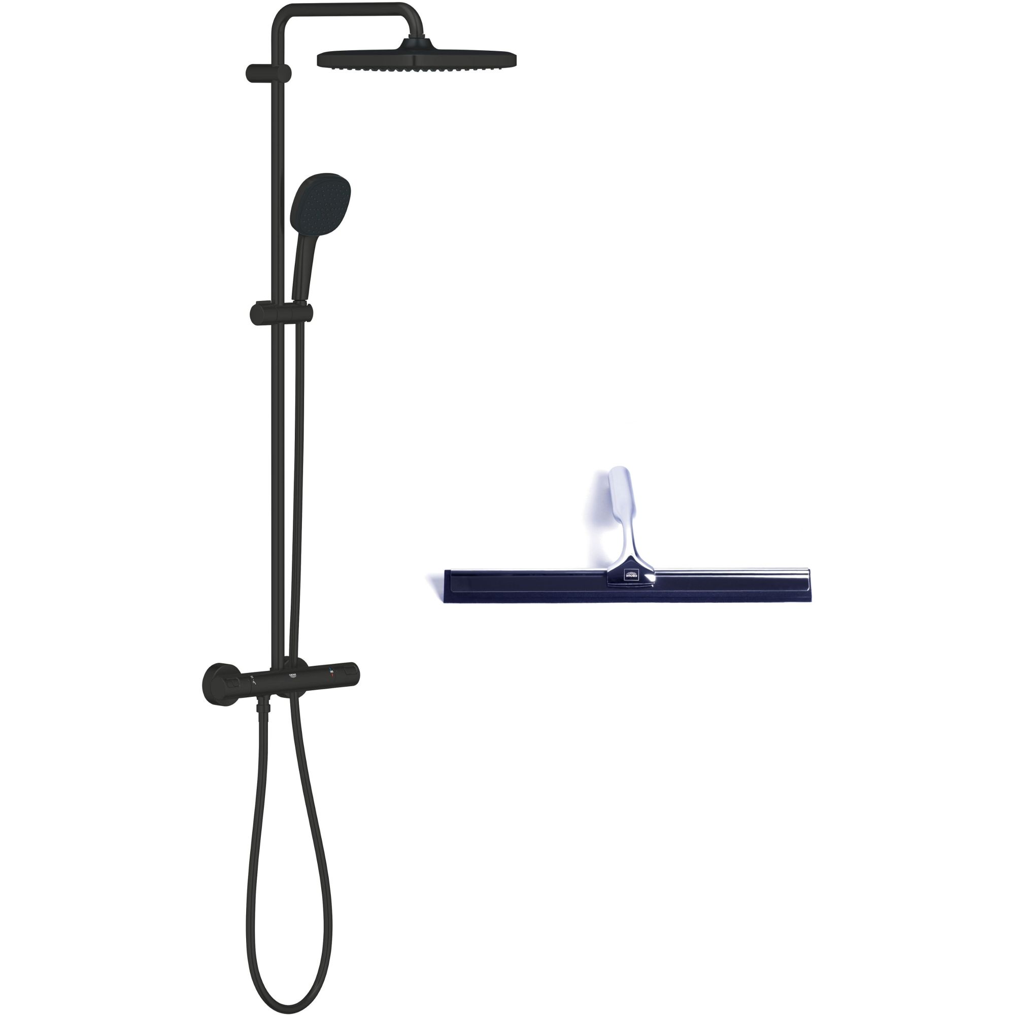 Conjunto conjunto de ducha Grohe Vitalio Comfort 266962431, escobilla limpiacristales Grohe 4067393055617