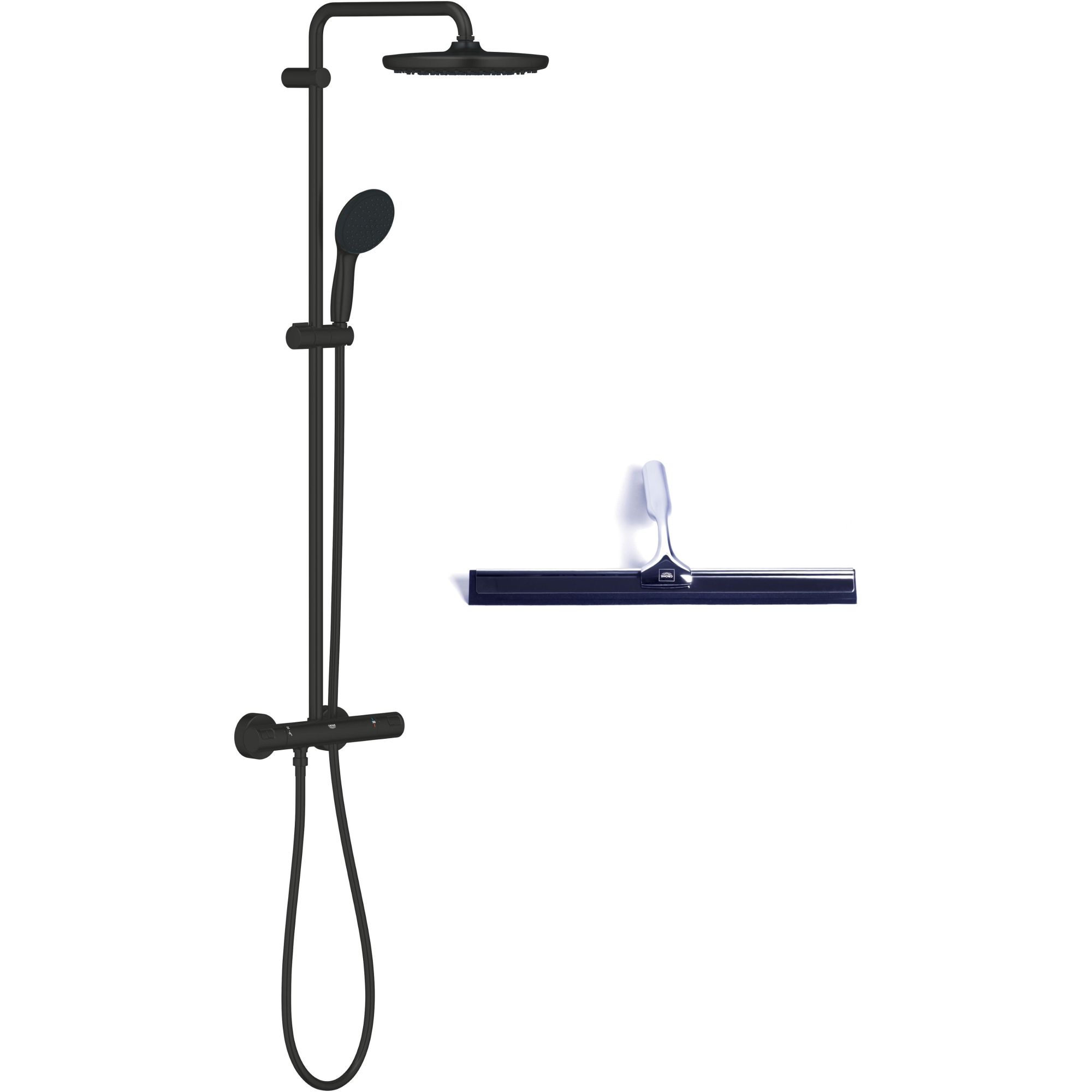 Conjunto conjunto de ducha Grohe Vitalio Start System 266772431, escobilla limpiacristales Grohe 4067393055617